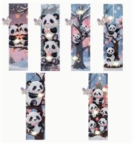 6 bogmærker med pandaer. 